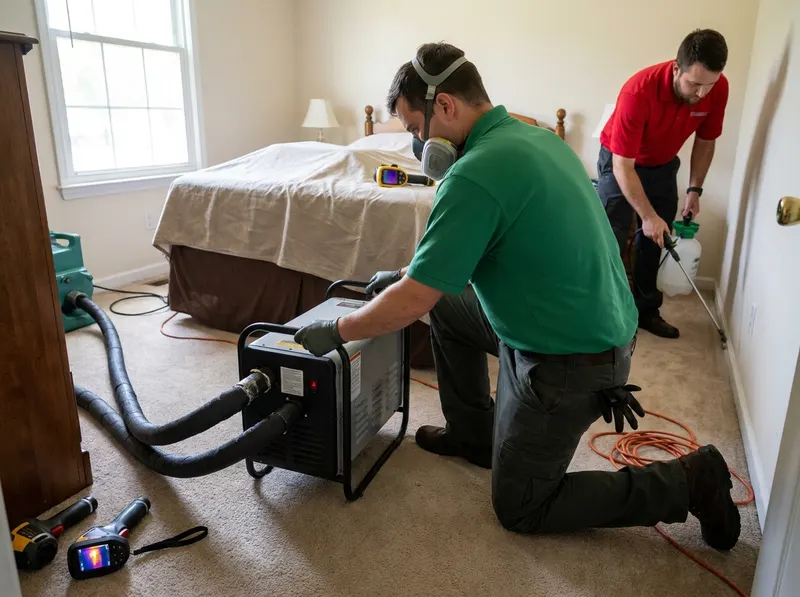 Bed Bug Heat and Chemical Eradication in Nashville, NC