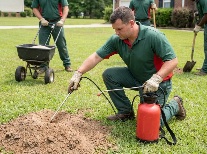 Fire Ant Mound Suppression in Nashville, NC