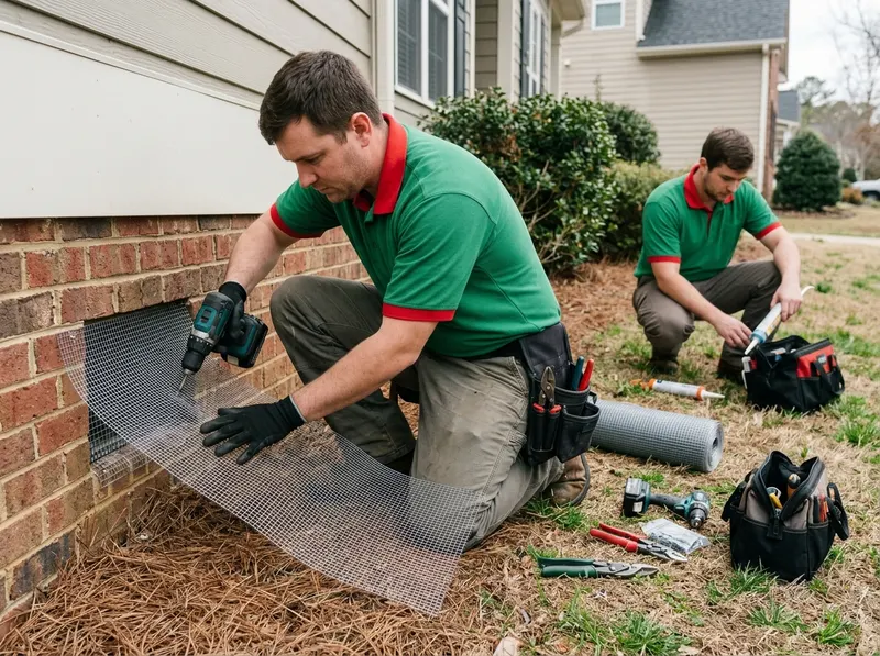 Mechanical Rodent Exclusion in Nashville, NC